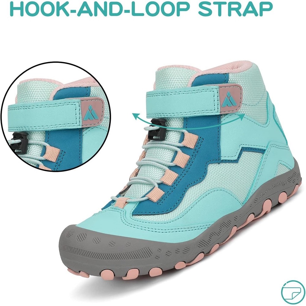 New MISHANSHA Water Resistant Hiking Boots Anti Skid Shoes Teal Sz 7 38 - Picture 3 of 16